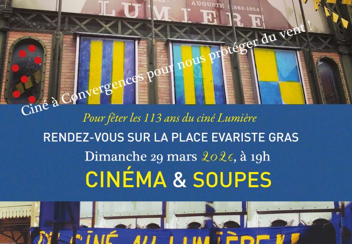 Dimanche 29 mars, à partir de 19 h, rendez-vous sur la Place Evariste Gras puis à Convergences pour les 113 ans du cinéma Lumière